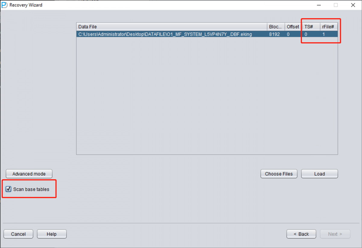 DBRECOVER for Oracle Recovery Scenario: Ransomware malware encrypts and damages datafiles